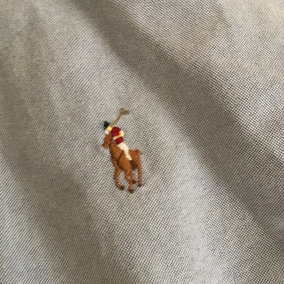 Mens Ralph Lauren Polo Shirt button up L - Picture 3 of 4